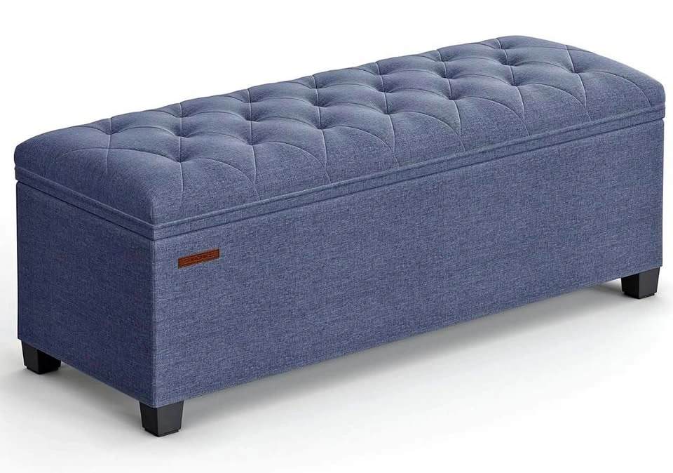 New Ottoman Bench with Legs - Holds 660 lb