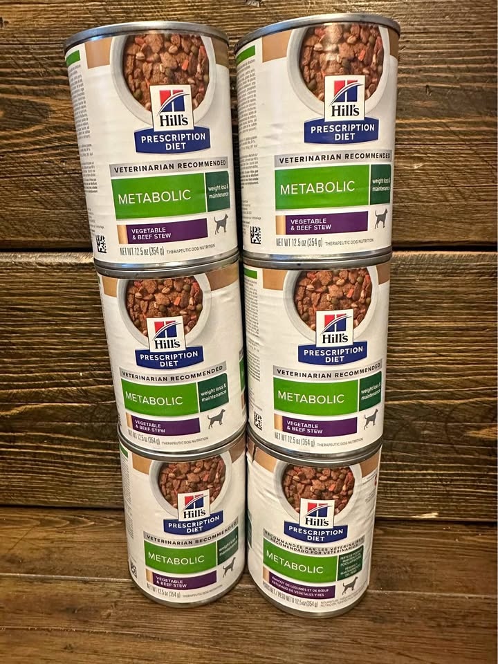 Hill's Metabolic Veg & Beef Stew Canned Dog Food