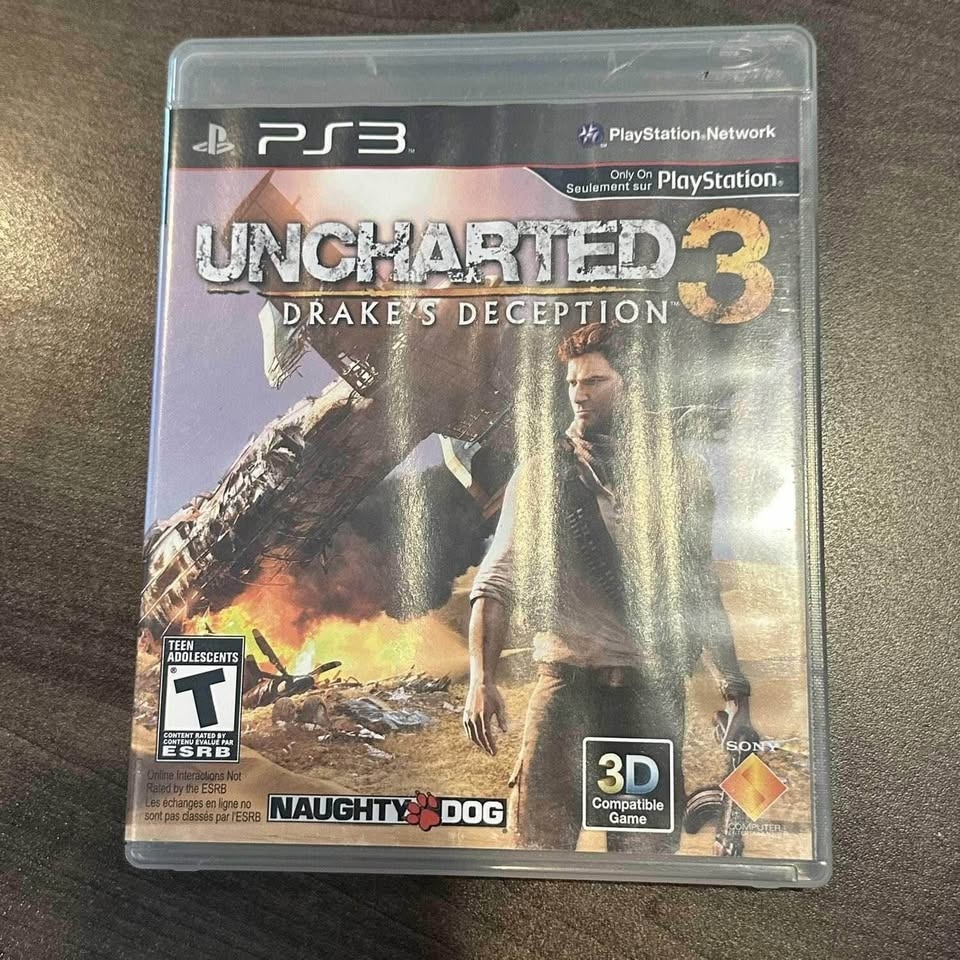PS3 Uncharted 1, 2 and 3 Lot - photo 4
