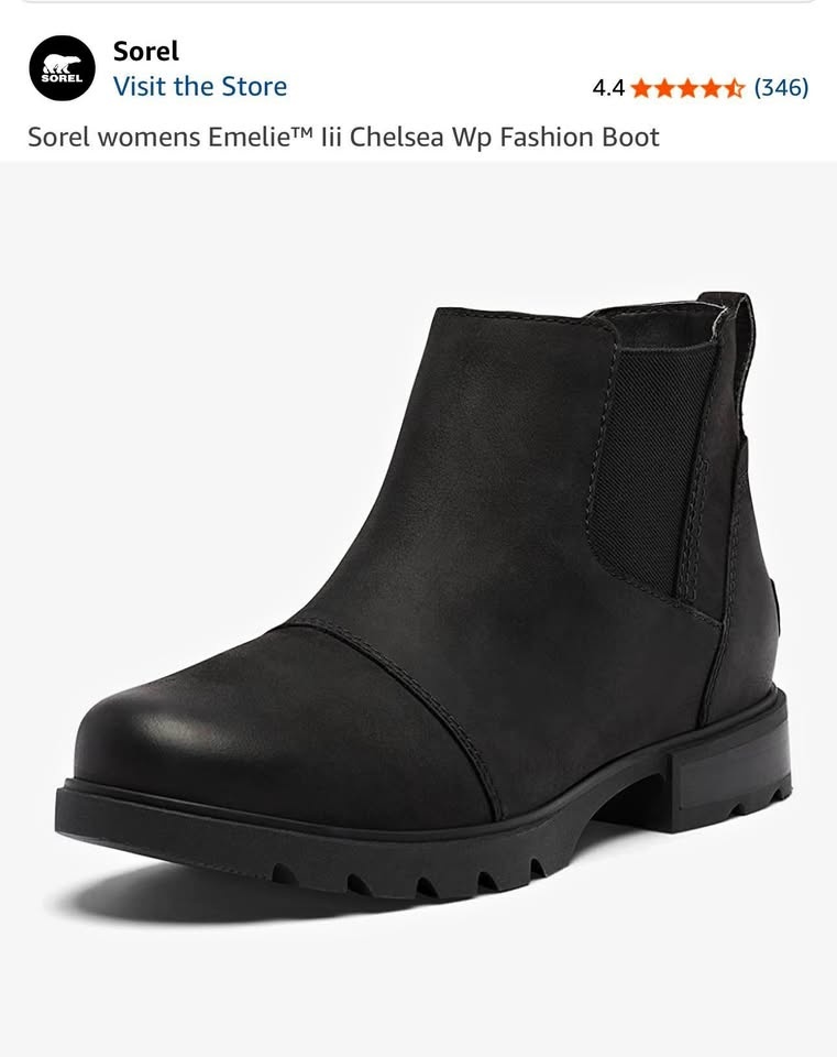 New in box Sorel Emelie III Chelsea WP Boots - Women's Size 8