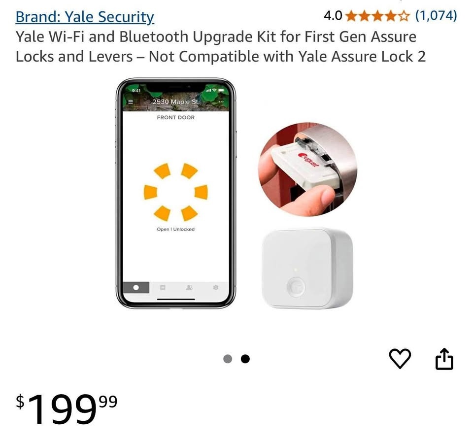 Yale Connected by August Kit for Yale Assure Locks