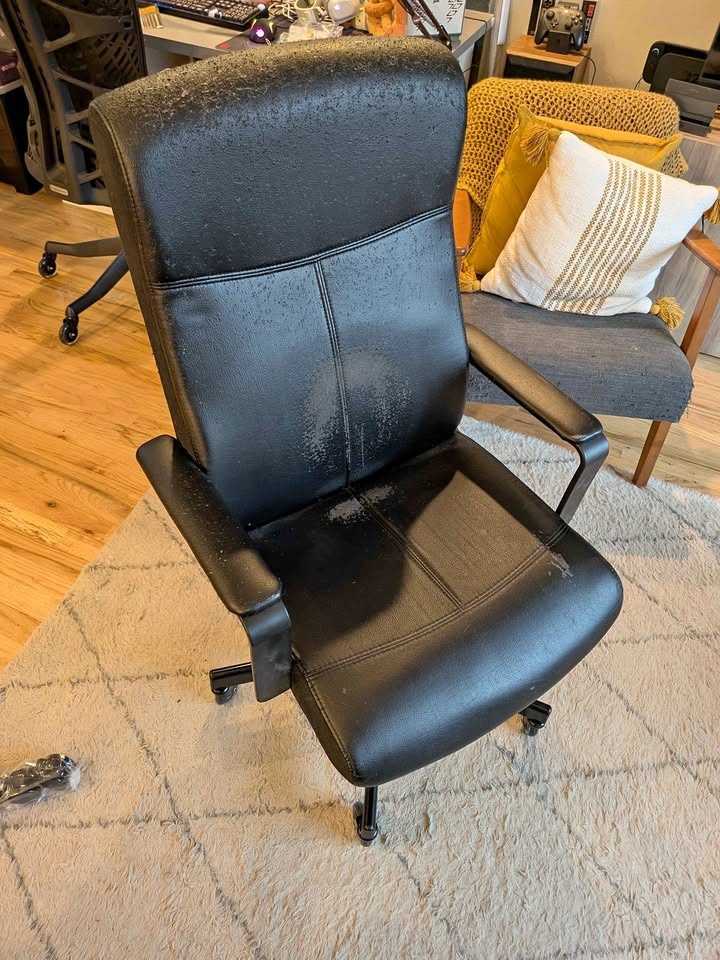 IKEA Malkolm Office Chair with Upgraded Wheels