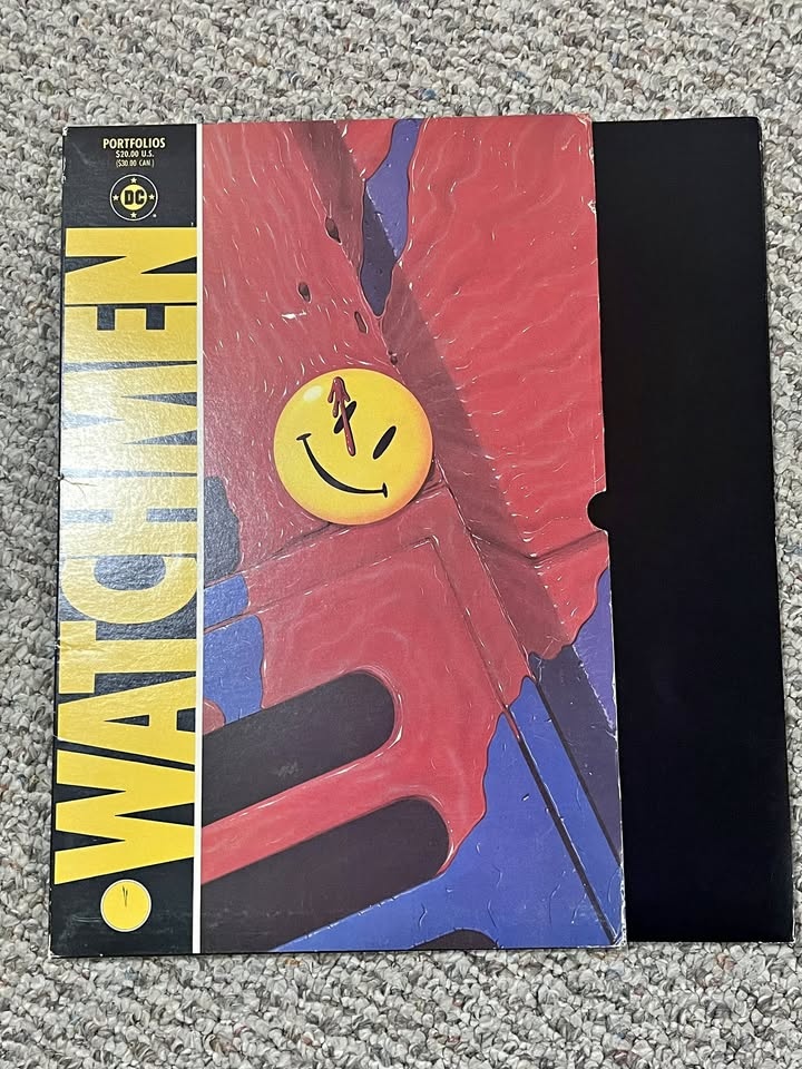 Watchmen Portfolio Full Set American French Covers Promotional P