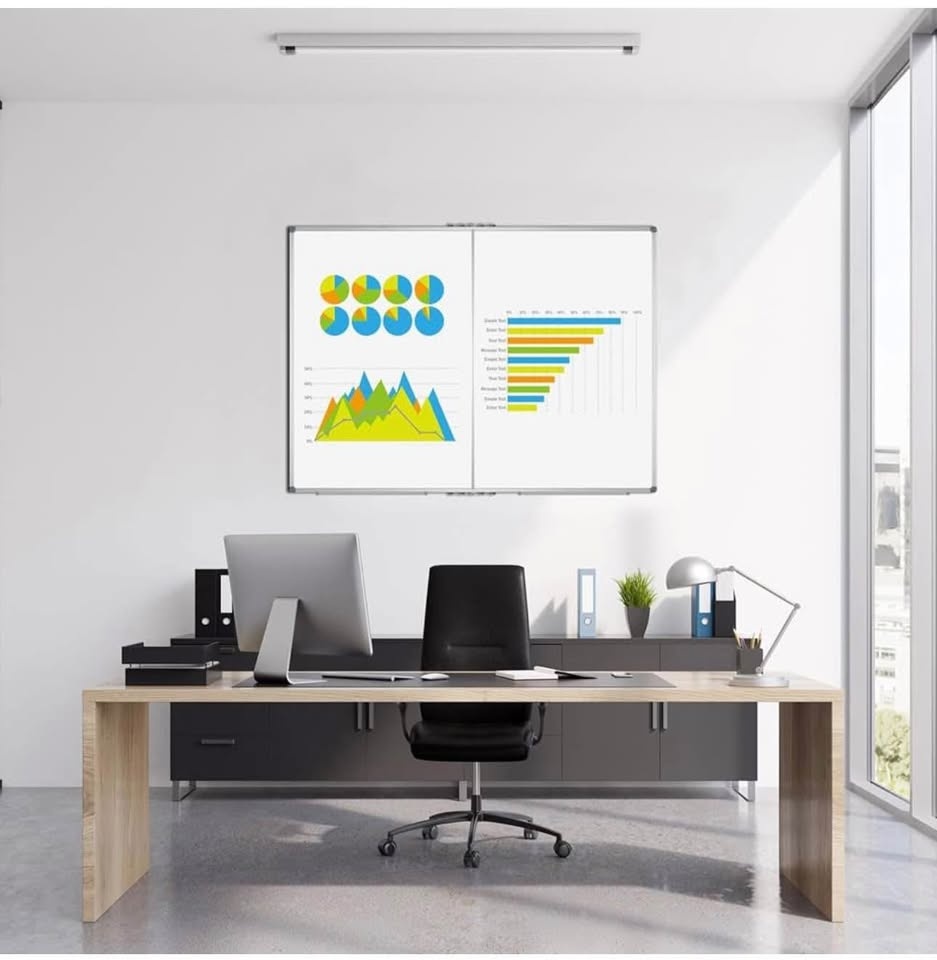 New JilOffice Magnetic Foldable Whiteboard - 48x36 Inch - photo 2
