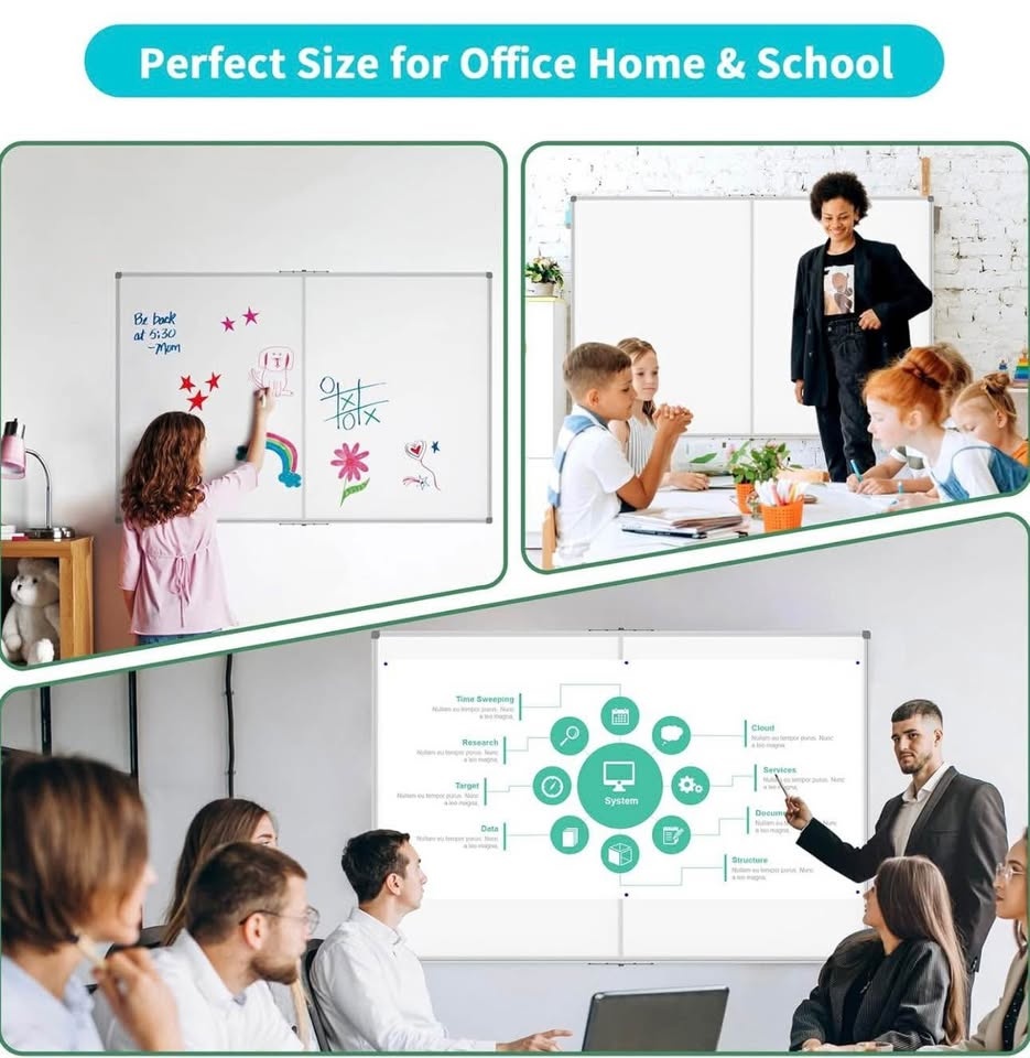New JilOffice Magnetic Foldable Whiteboard - 48x36 Inch - photo 5