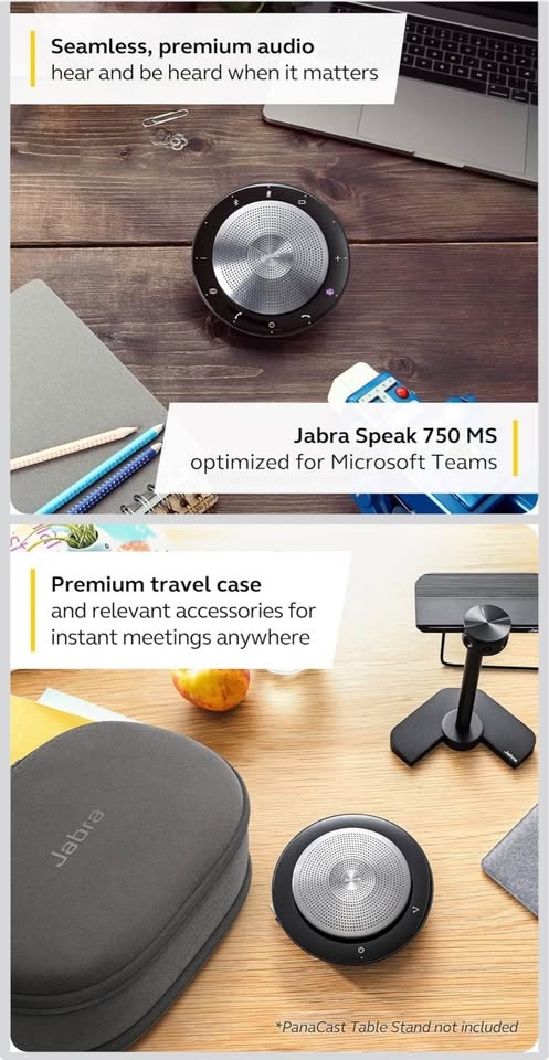 New in box Jabra Panacast + Speak 750 MS Bundle - photo 4
