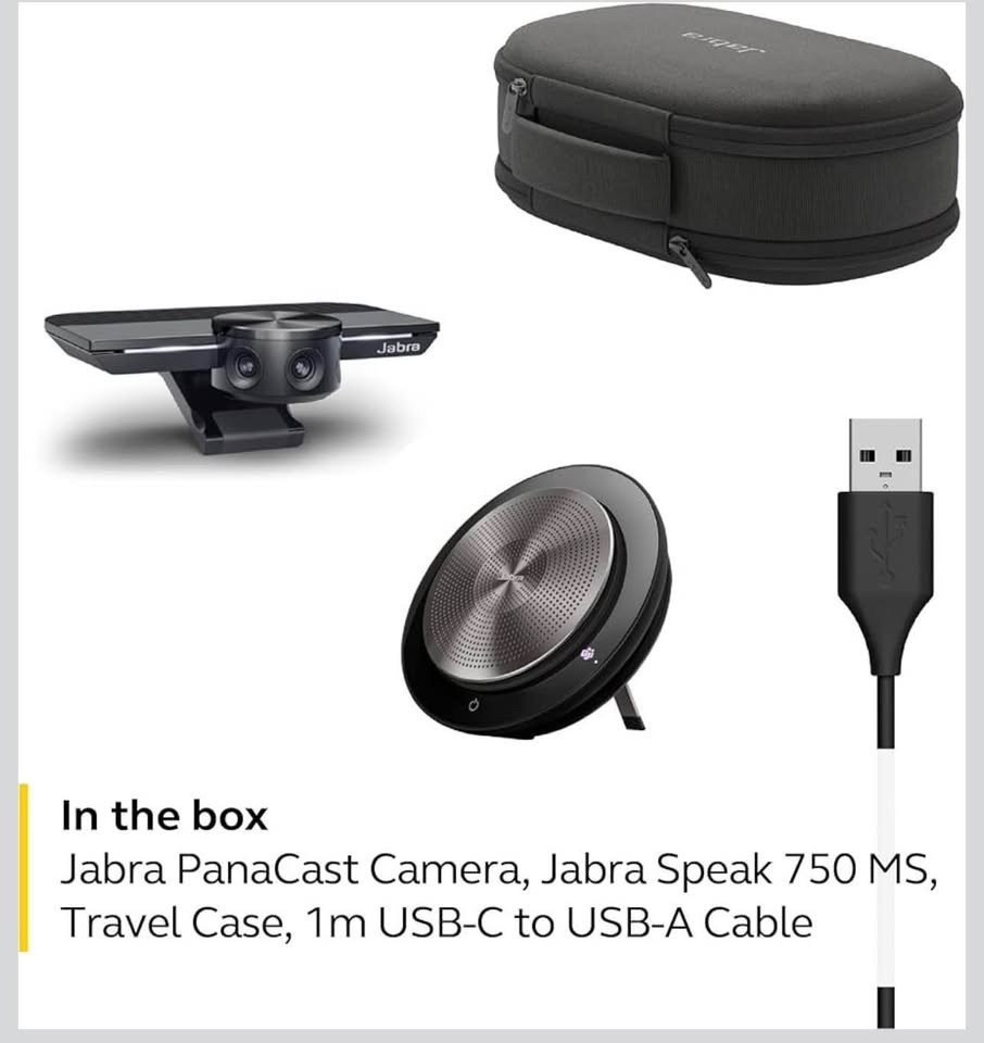 New in box Jabra Panacast + Speak 750 MS Bundle - photo 5