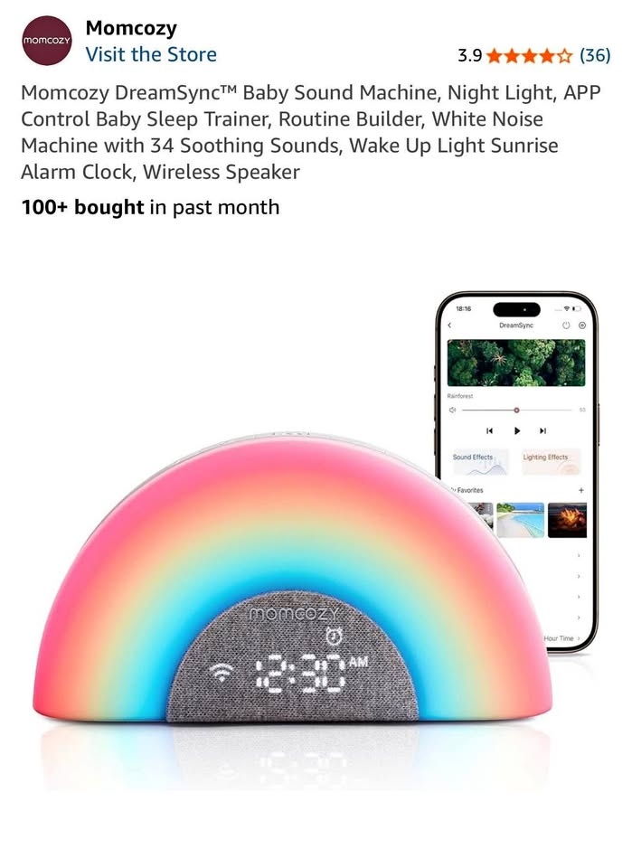 Brand New Sealed Momcozy DreamSync Sound Machine