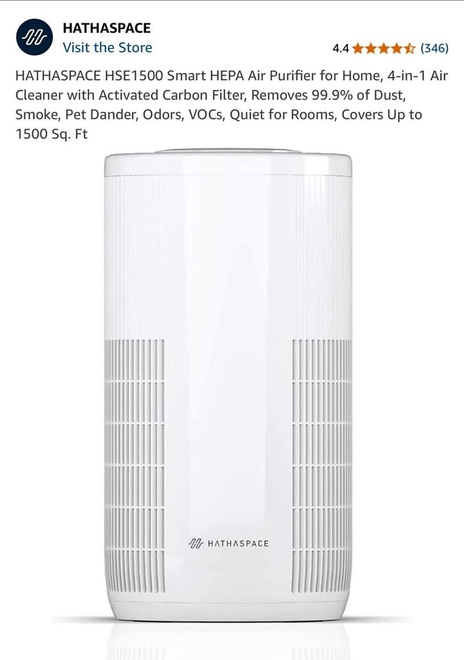 Brand New Sealed Hathaspace HSE1500 Smart HEPA Air Purifier