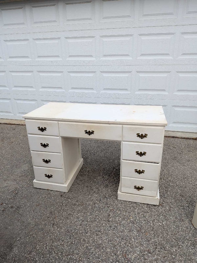 Gorgeous Vintage Solid Wood Desk