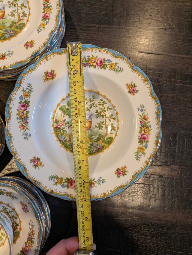 Royal Albert Chelsea Bird Blue 48pc Dinner Set – 8 Place Setting - photo 4