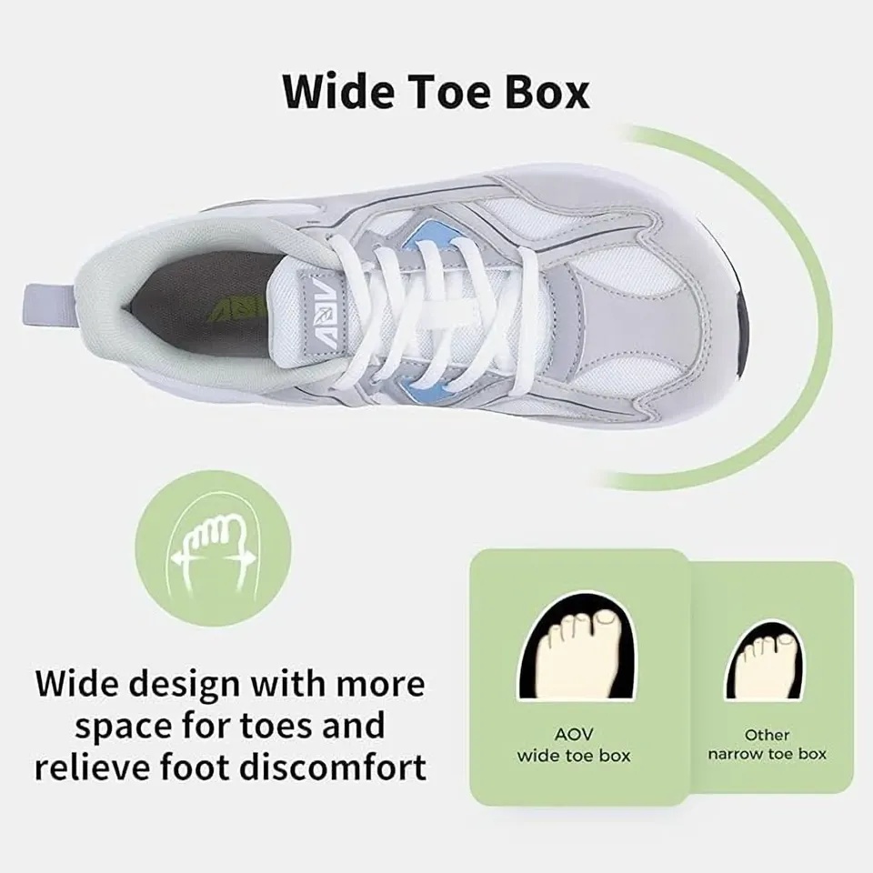 Women's Wide Toe Box Shoes Walking Sneakers - photo 4