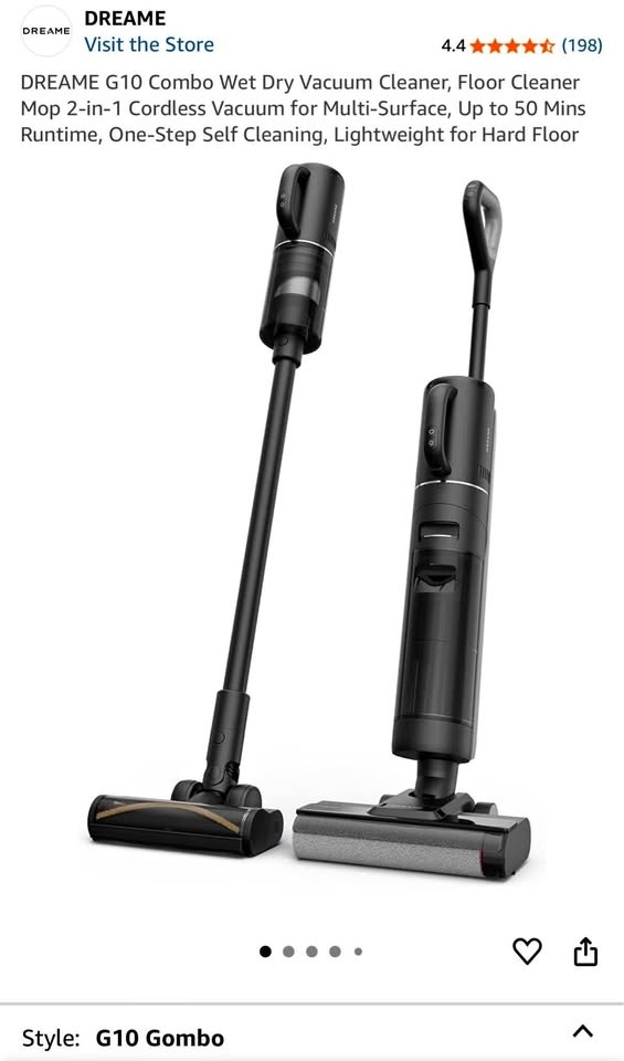 New Dreame G10 Combo Cordless Wet Dry Vacuum Mop