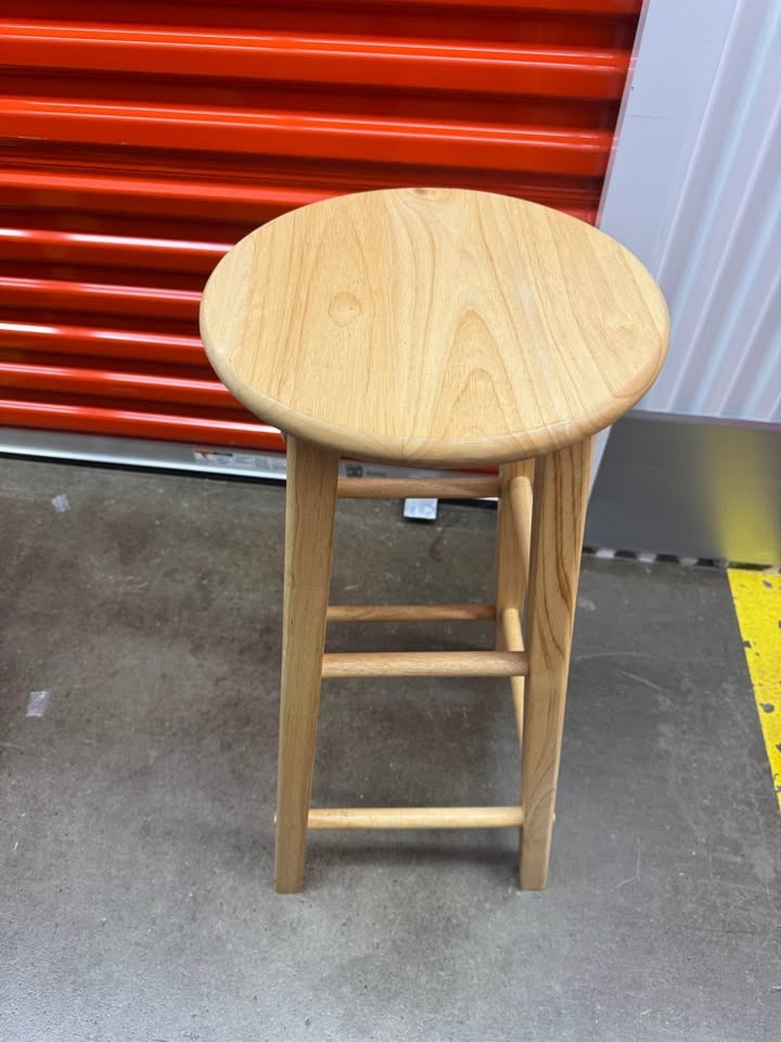 Wooden Barstool Linon 29-Inch With Round Seat - photo 4