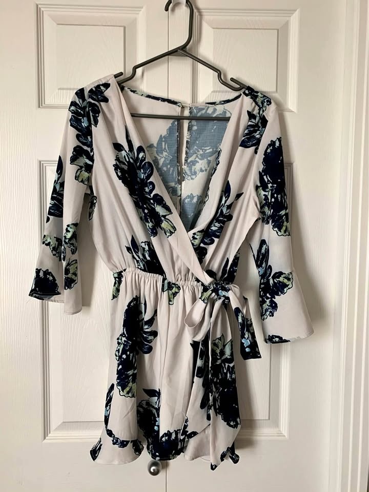 Floral romper dress
