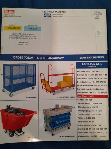 ULINE Special Spring Summer 2025 Industrial Supply & Safety Refe - photo 2