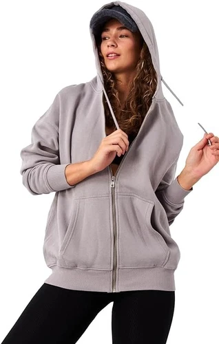 Y2K-Inspired Zip-Up Hoodie Women Double-Layer Hoodie - photo 2