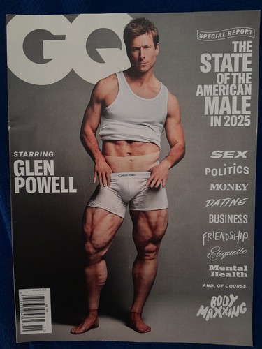 GQ US Edition Magazine Oct October 2025 GLEN POWELL
