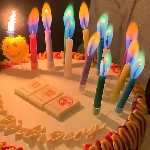 Birthday Candles - Gorgeous 24pcs Happy Birthday Candles for Cak
