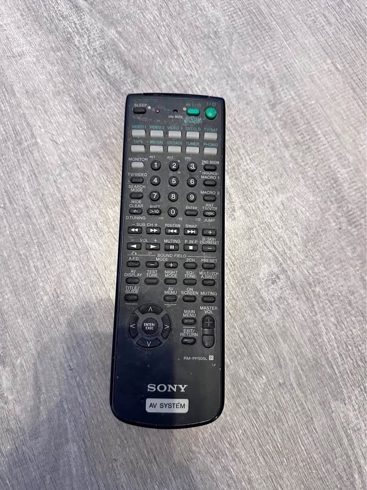 Sony RM-PP505L A/V System Remote Control