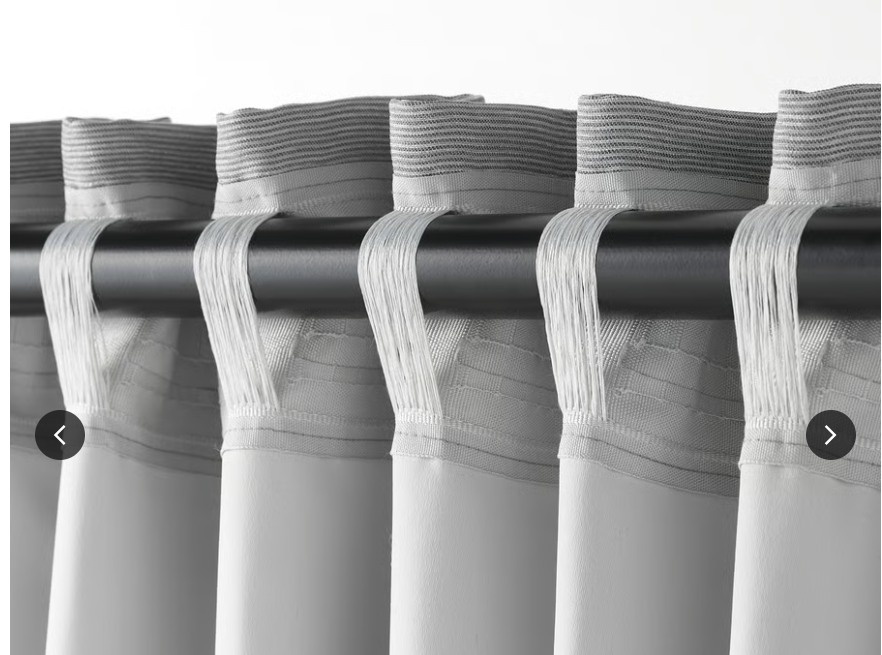 4 Curtain Panels - Grey - 57x98" each - photo 5