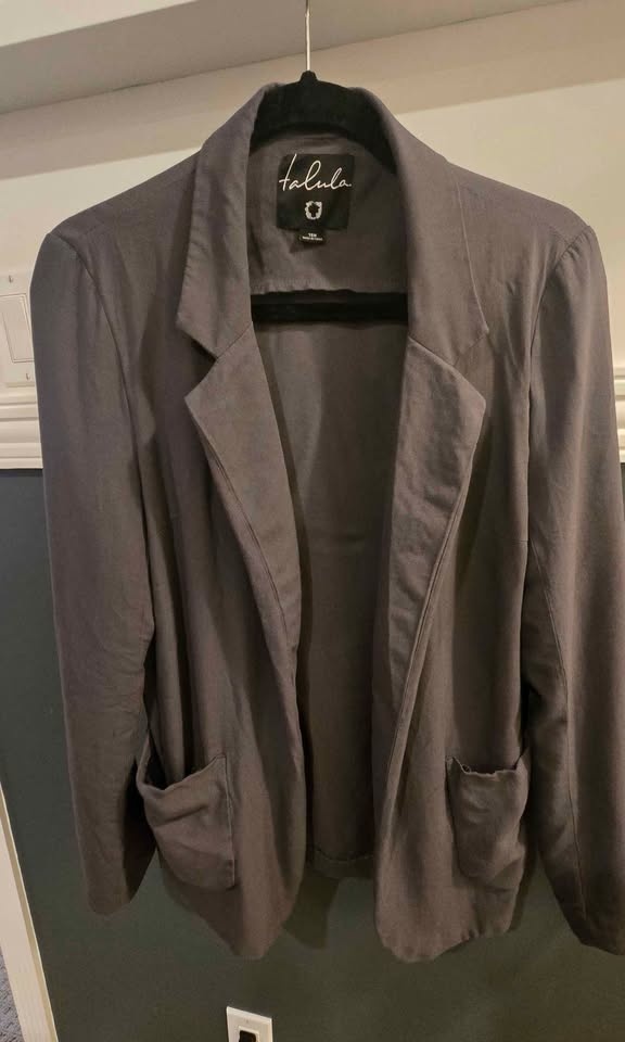Talula blazers in black and grey size 10 - photo 2