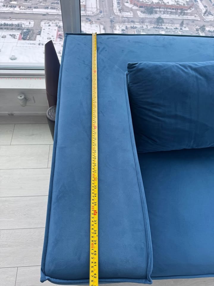 Modular Velvet Couch - photo 4
