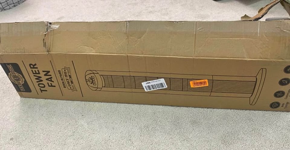 BRAND NEW Paris Rhone Tower Fan with Oscillation & Timer - Black - photo 3