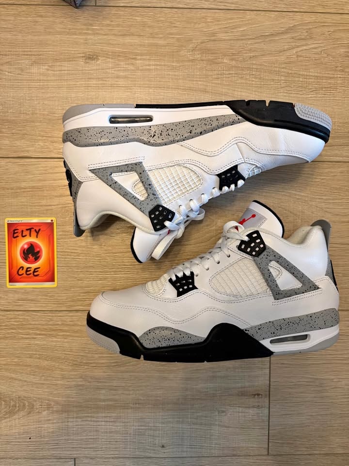 Jordan 4 - White Cement - Men’s US Size 9