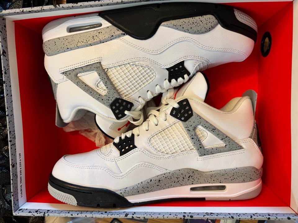 Jordan 4 - White Cement - Men’s US Size 9 - photo 2