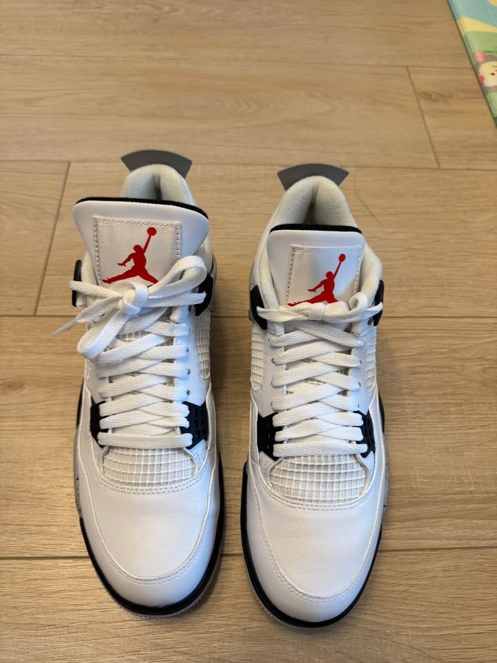 Jordan 4 - White Cement - Men’s US Size 9 - photo 3