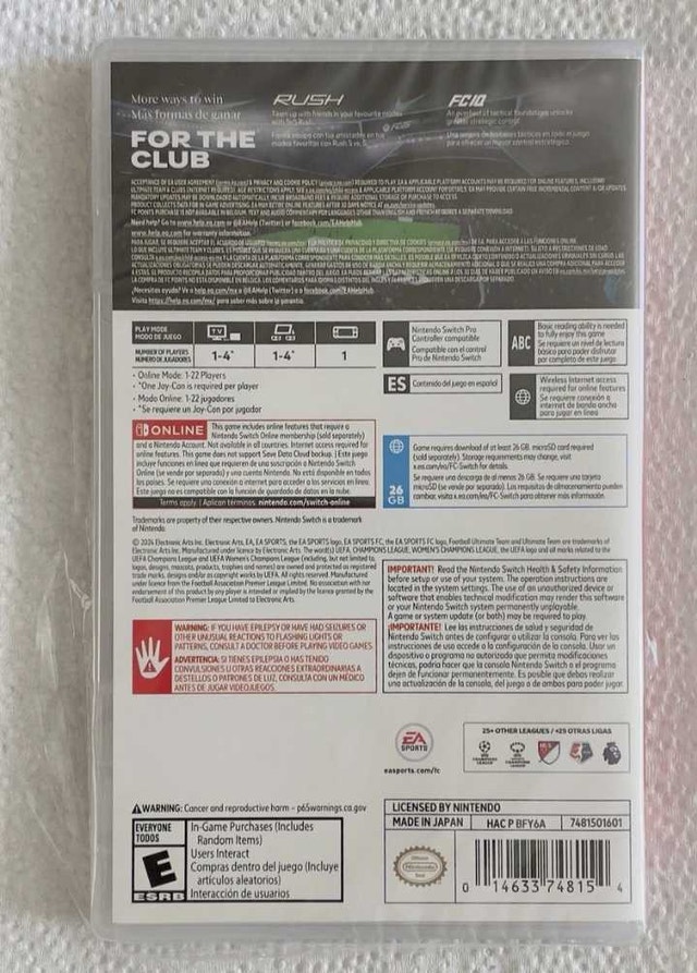 EA Sports FC 25 Nintendo Switch - photo 2