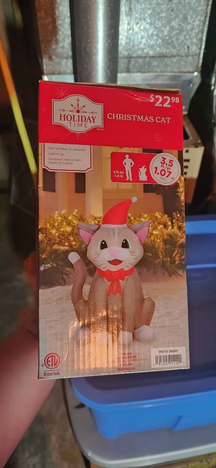 Christmas inflatable cat - photo 2