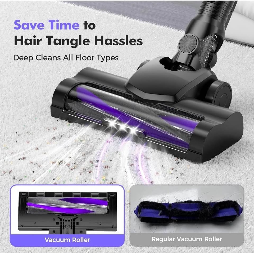 YKYI Cordless Vacuum Cleaner, 40KPa Suction, 50-Min Runtime - photo 5