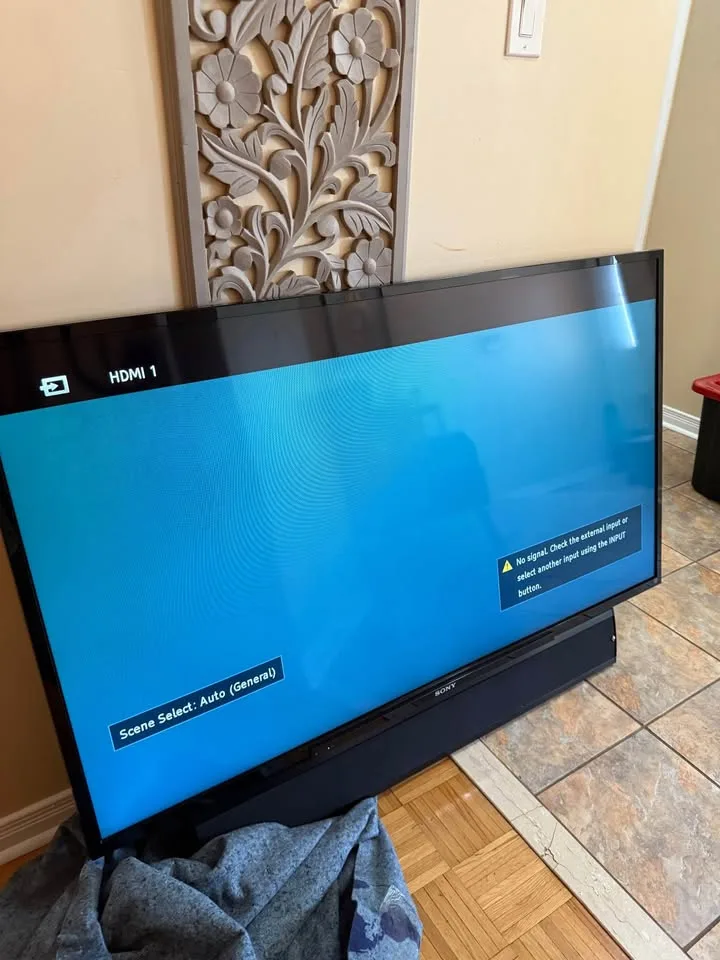 60 inches Sony BRAVIA needs a stand or wall brackets image indicator(2)