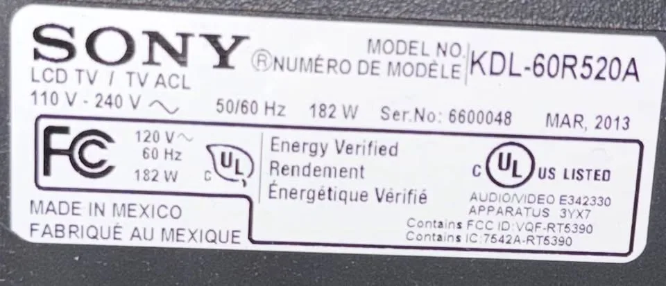 60 inches Sony BRAVIA needs a stand or wall brackets image indicator(5)