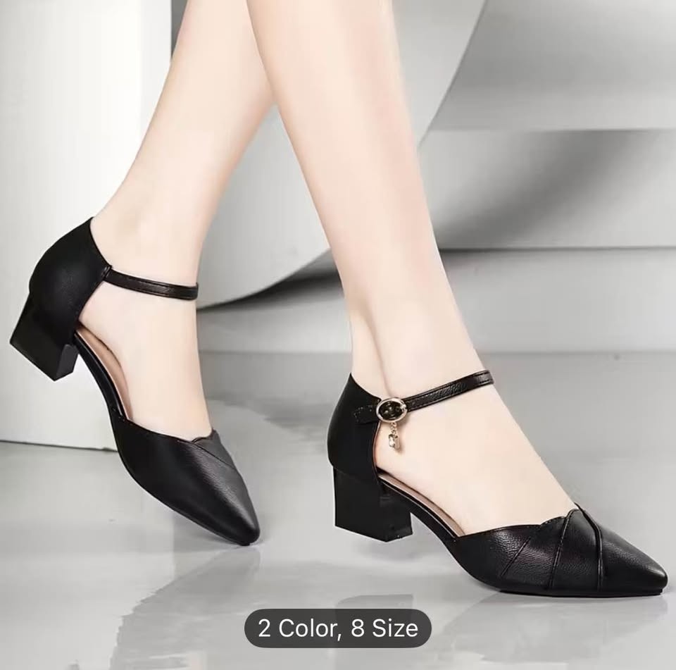 Women's Chunky Block Heel Mules - photo 3