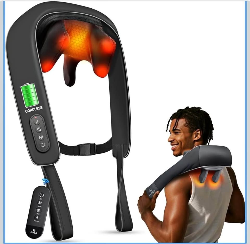 Cordless Neck Massager with Heat