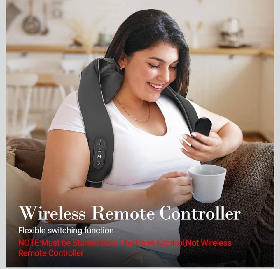 Cordless Neck Massager with Heat - photo 3