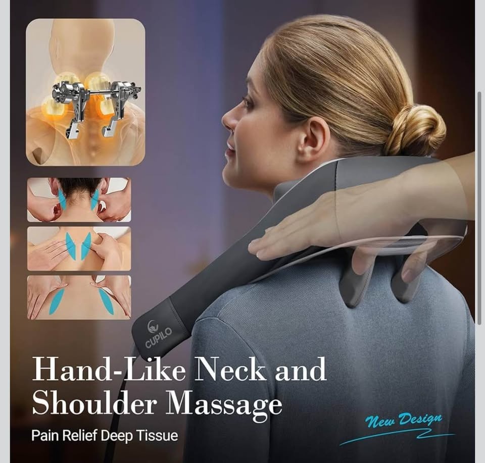 Cordless Neck Massager with Heat - photo 4