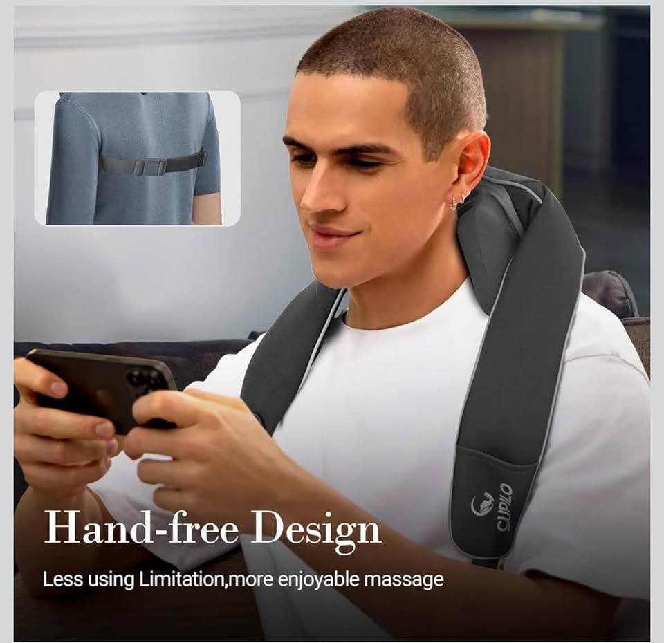Cordless Neck Massager with Heat - photo 5
