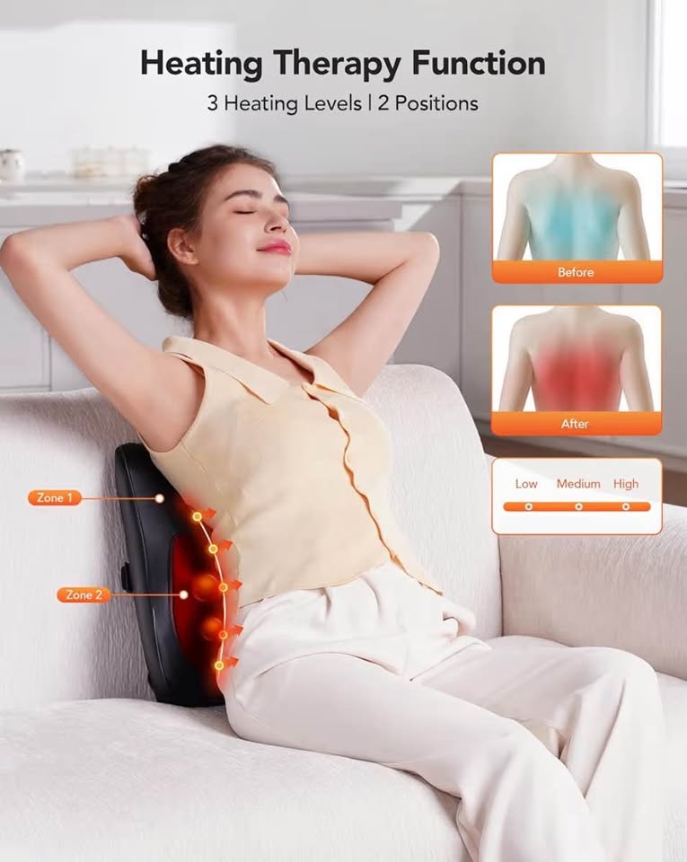 Back Massager For Pain Relief Deep Tissue Neck Massager - photo 2