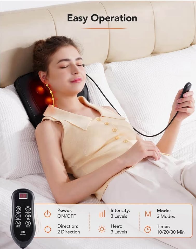 Back Massager For Pain Relief Deep Tissue Neck Massager - photo 5