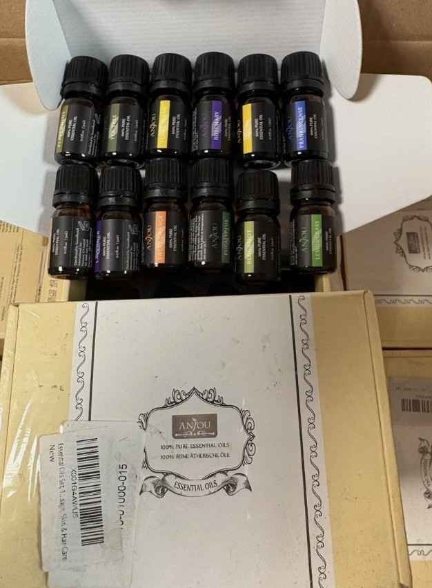 Easter Gift Bundle: Flame Aromatherapy Diffuser + 12 Essential O - photo 3