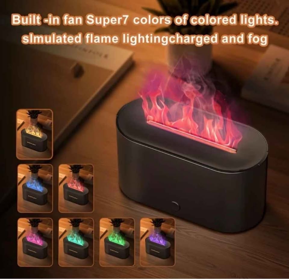 Easter Gift Bundle: Flame Aromatherapy Diffuser + 12 Essential O - photo 4