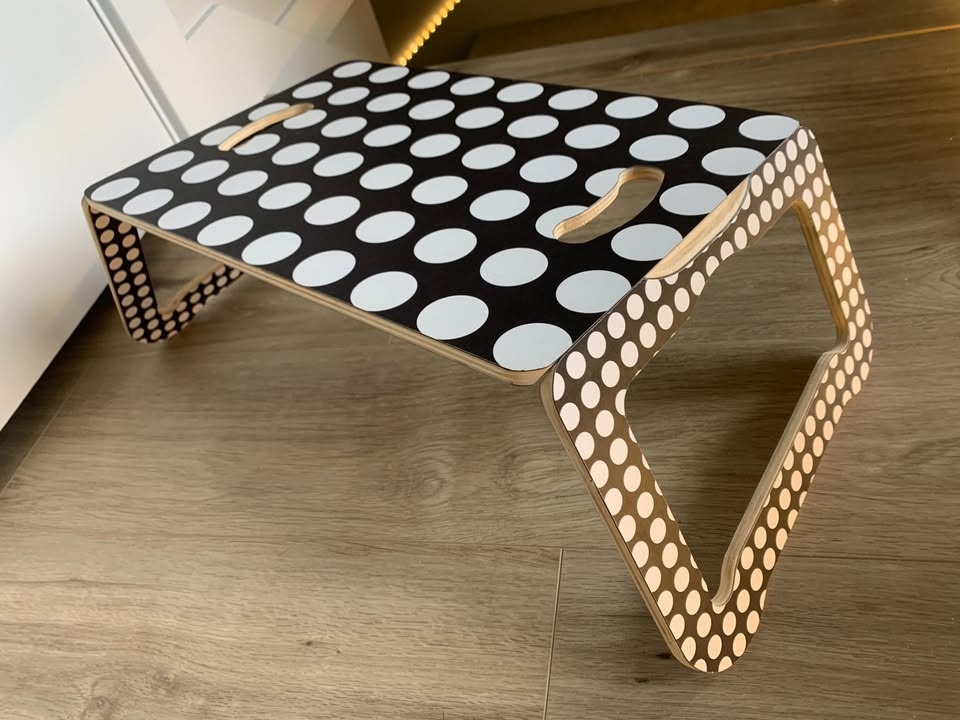 Portable Folding Laptop Table - Inclined, Wooden - photo 4