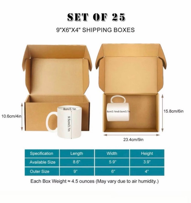 Cardboard Shipping Boxes - New