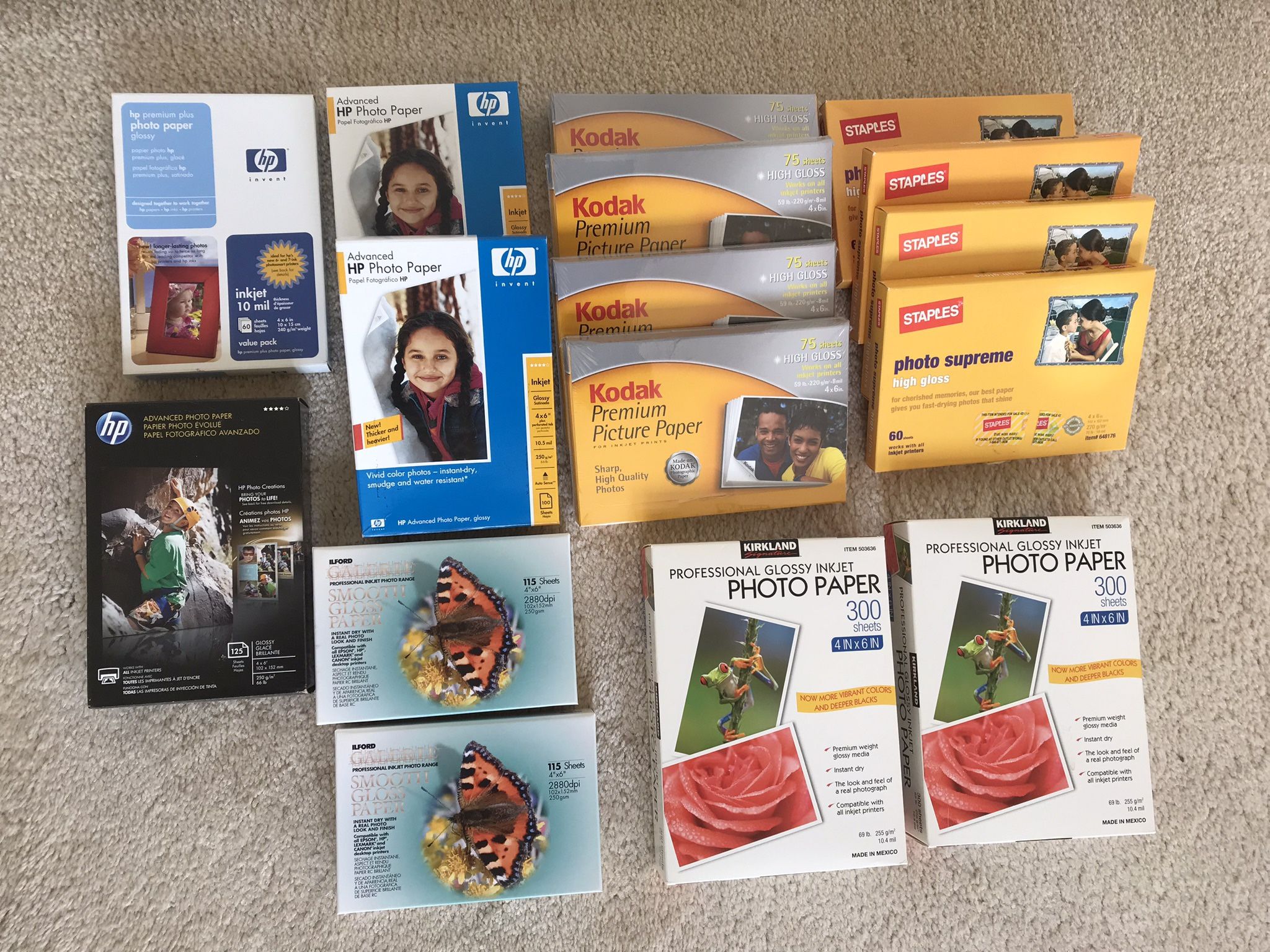 4" x 6" Glossy Inkjet Photo Paper