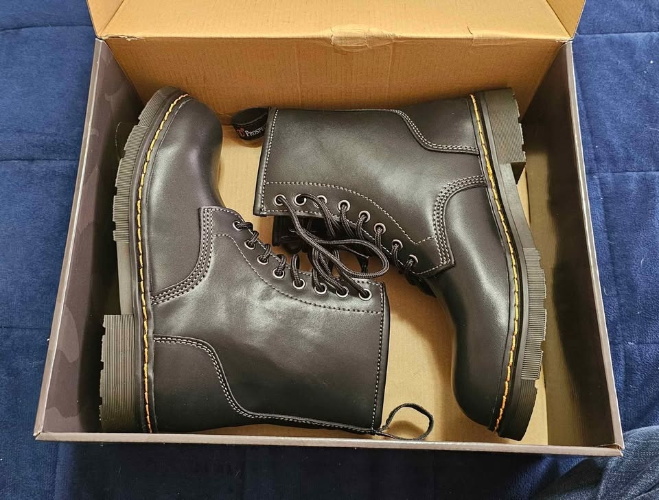 Prospector black boots Men's 7 / Ladies' 9 - photo 5