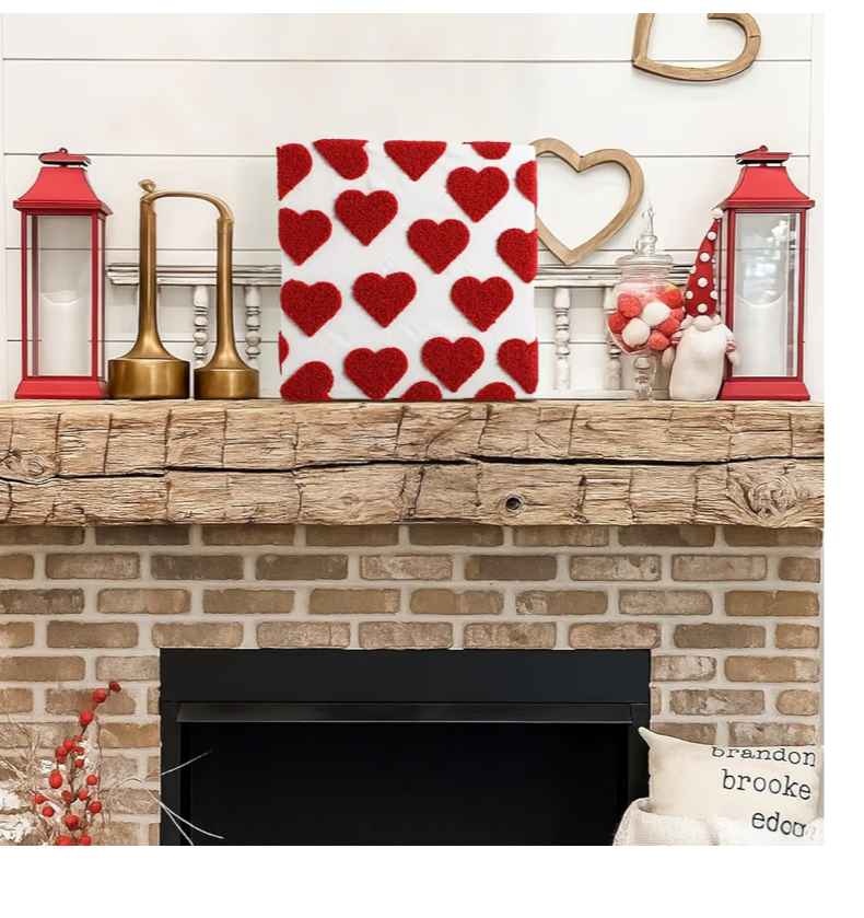 2 pcs Tufted 3D Heart Embroidery Framed Decor (10x10") - photo 5